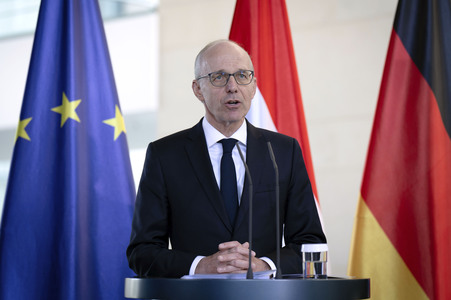 Empfang des Premierministers von Luxemburg in Berlin