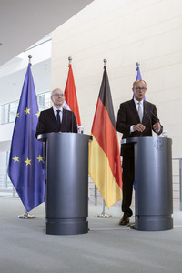 Empfang des Premierministers von Luxemburg in Berlin