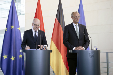 Empfang des Premierministers von Luxemburg in Berlin