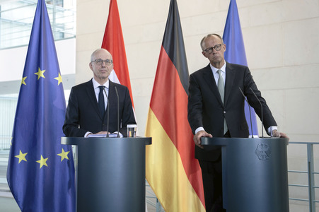 Empfang des Premierministers von Luxemburg in Berlin