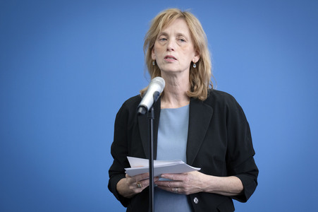 Pressestatement von Karin Prien in Berlin