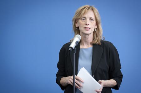 Pressestatement von Karin Prien in Berlin