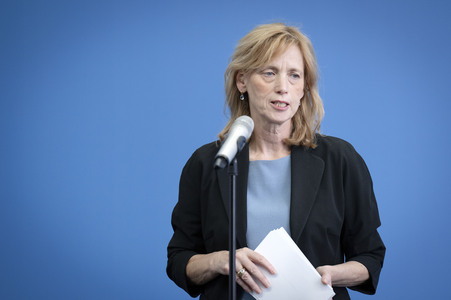 Pressestatement von Karin Prien in Berlin