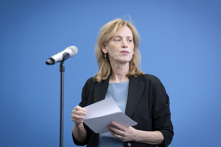 Pressestatement von Karin Prien in Berlin