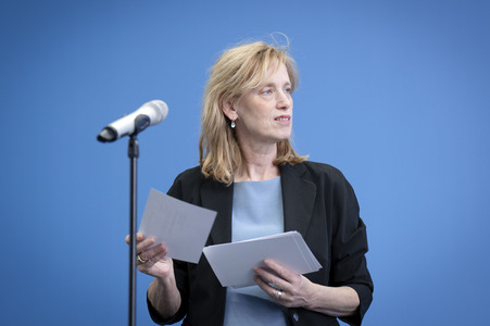 Pressestatement von Karin Prien in Berlin
