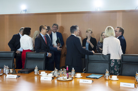 9. Sitzung des Bundeskabinetts in Berlin