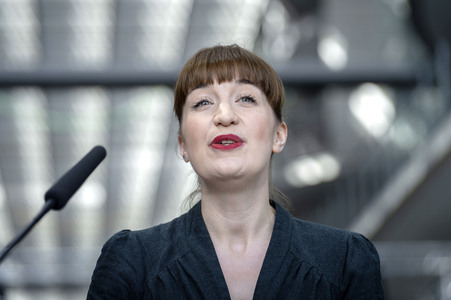 Pressestatement der Partei Die Linke in Berlin