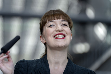 Pressestatement der Partei Die Linke in Berlin