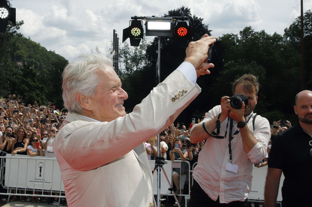 Ankunft von Michael Douglas, Karlovy Vary International Film Festival 2025