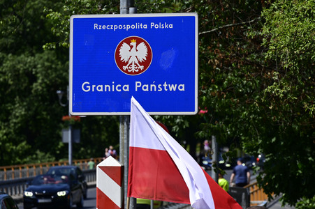 Grenzkontrollen an der deutsch-polnischen Grenze in Görlitz