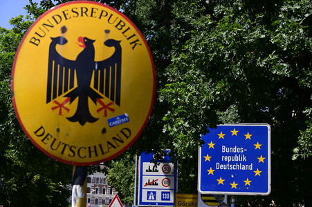 Grenzkontrollen an der deutsch-polnischen Grenze in Görlitz