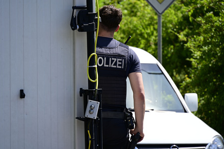 Grenzkontrollen an der deutsch-polnischen Grenze in Görlitz