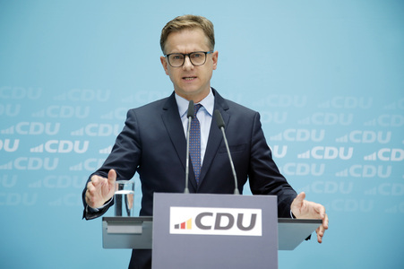 Pressekonferenz der CDU in Berlin
