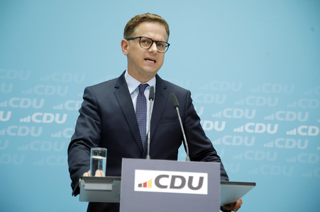 Pressekonferenz der CDU in Berlin