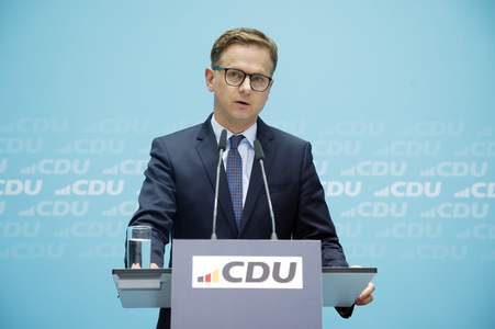 Pressekonferenz der CDU in Berlin