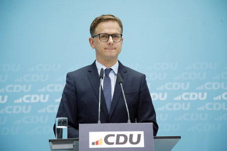 Pressekonferenz der CDU in Berlin