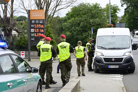 Grenzkontrollen an der deutsch-polnischen Grenze in Görlitz