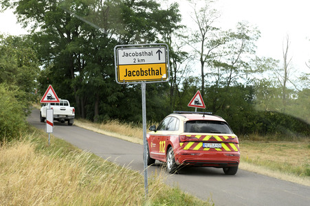 Waldbrand in der Gohrischheide