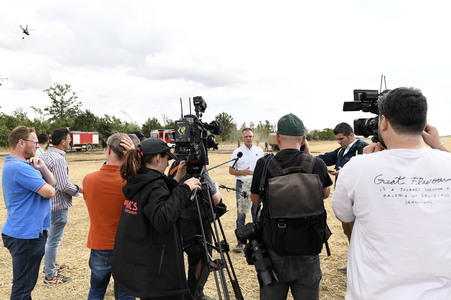 Waldbrand in der Gohrischheide