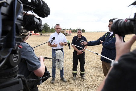 Waldbrand in der Gohrischheide