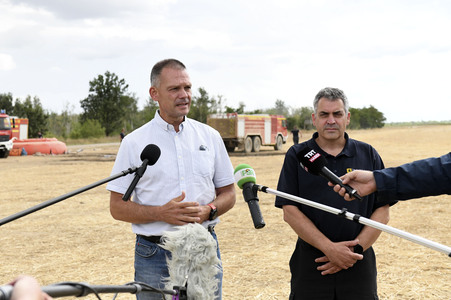 Waldbrand in der Gohrischheide
