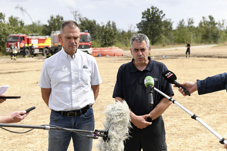 Waldbrand in der Gohrischheide