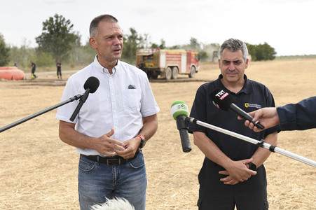 Waldbrand in der Gohrischheide