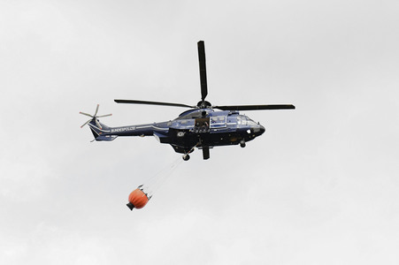 Waldbrand in der Gohrischheide