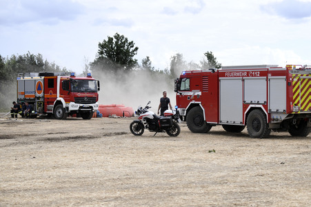 Waldbrand in der Gohrischheide