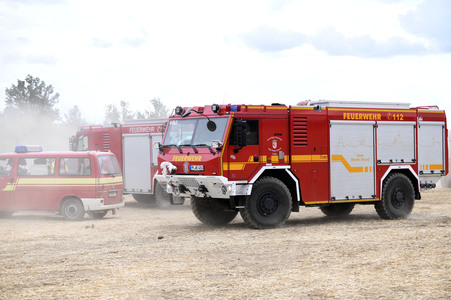 Waldbrand in der Gohrischheide