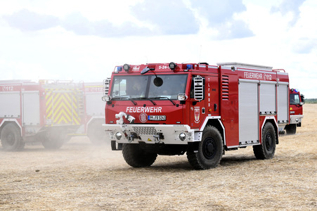 Waldbrand in der Gohrischheide