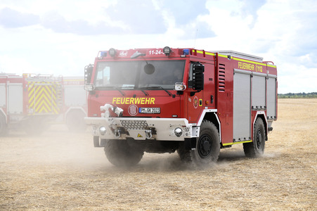 Waldbrand in der Gohrischheide
