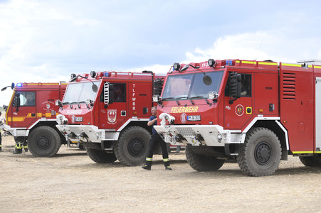 Waldbrand in der Gohrischheide