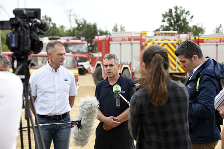 Waldbrand in der Gohrischheide