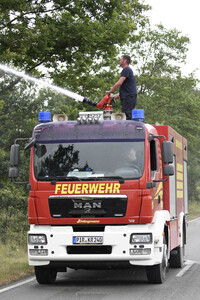 Waldbrand in der Gohrischheide
