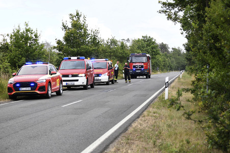 Waldbrand in der Gohrischheide