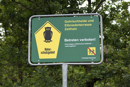 Waldbrand in der Gohrischheide