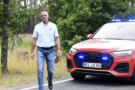 Waldbrand in der Gohrischheide