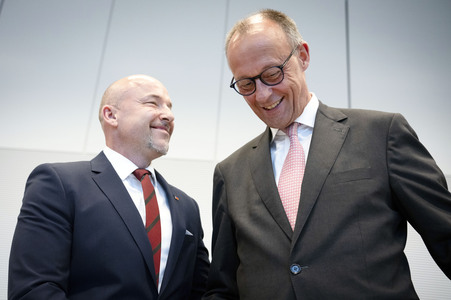 Fraktionssitzung der CDU/CSU-Bundestagsfraktion in Berlin