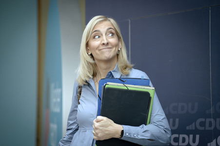 Pressekonferenz der CDU in Berlin