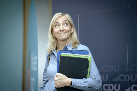 Pressekonferenz der CDU in Berlin