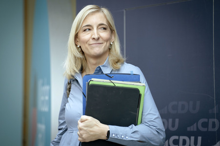 Pressekonferenz der CDU in Berlin