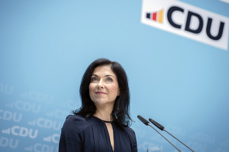 Pressekonferenz der CDU in Berlin