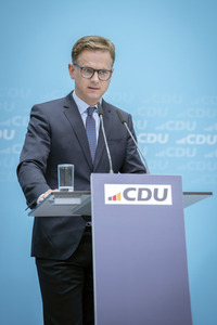 Pressekonferenz der CDU in Berlin