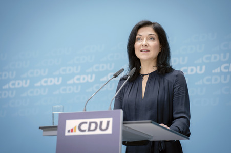 Pressekonferenz der CDU in Berlin