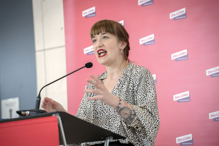 Fraktionssitzung der Bundestagsfraktion der Partei Die Linke in Berlin