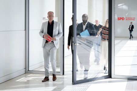 Fraktionssitzung der SPD-Bundestagsfraktion in Berlin