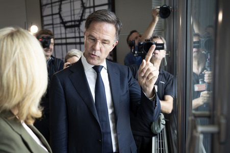 Bundestagspräsidentin Julia Klöckner und NATO-Generalsekretär Mark Rutte in Berlin