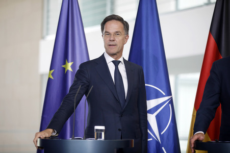 Empfang des NATO-Generalsekretärs in Berlin