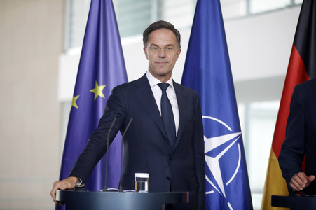 Empfang des NATO-Generalsekretärs in Berlin
